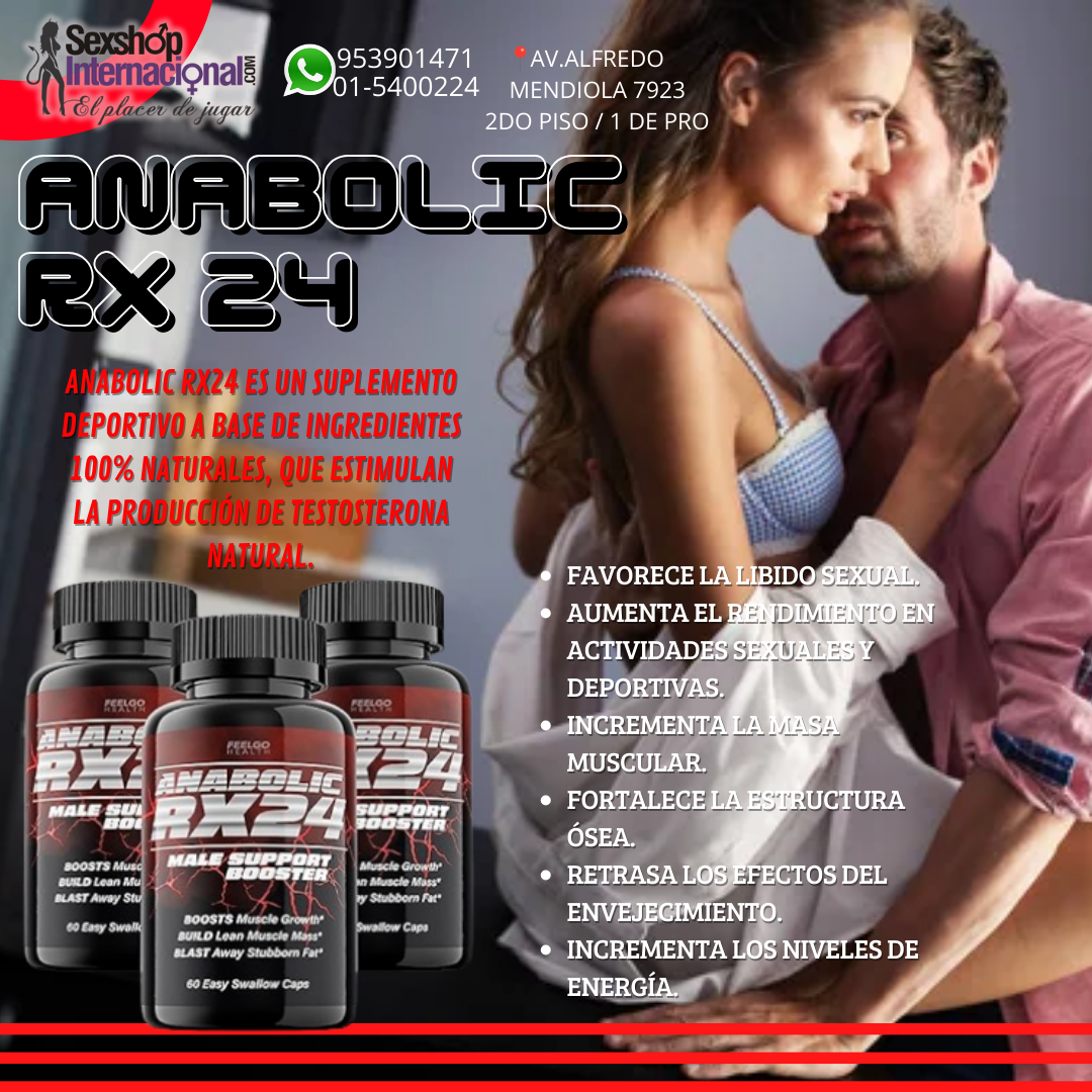 ANABOLIC TESTOSTERONAS POTENCIA SEXUAL